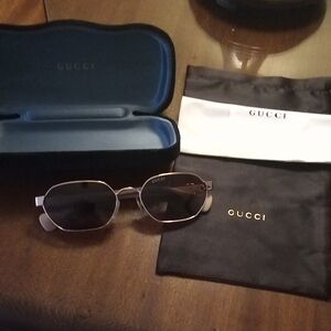 Gucci Rose Gold Sunglasses